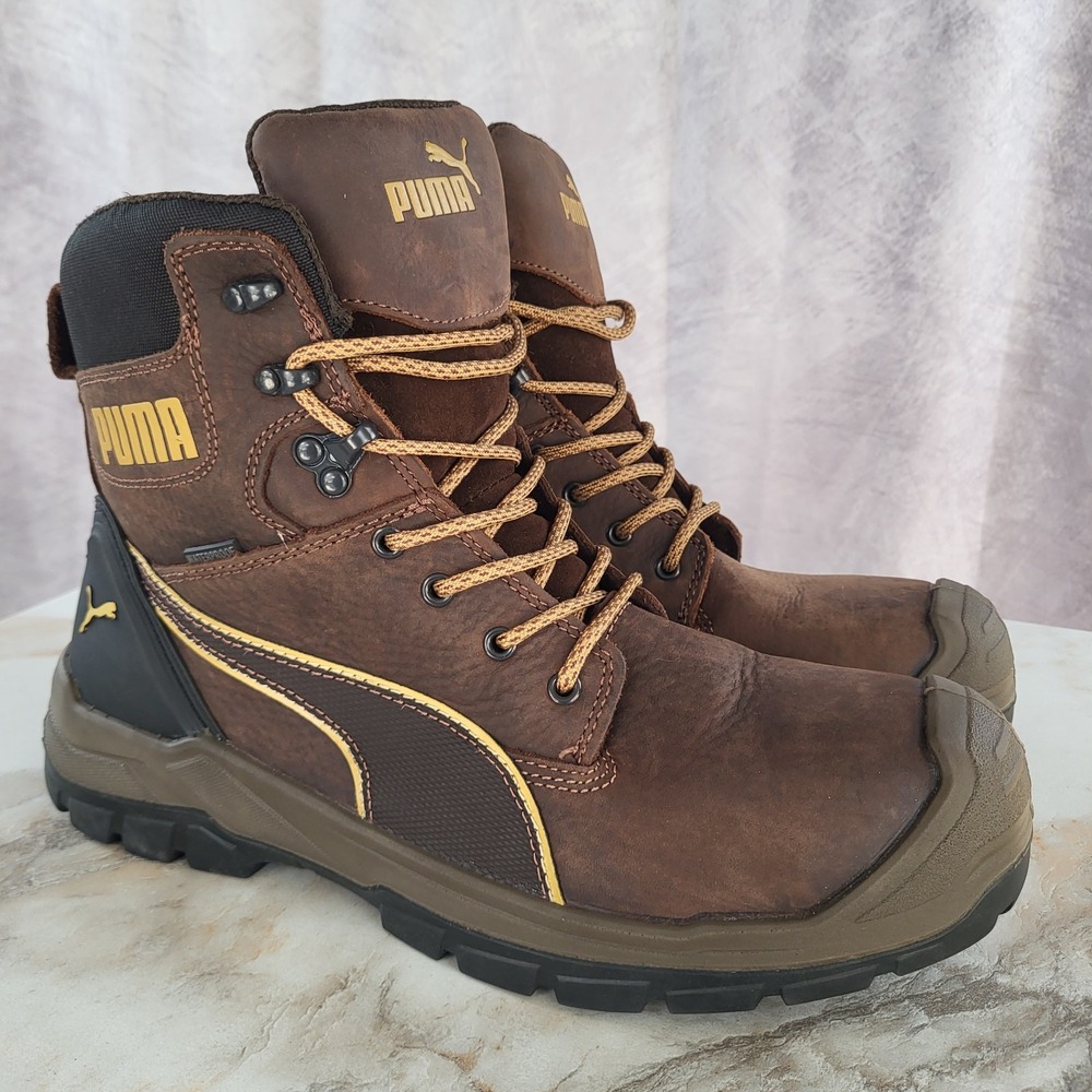 Puma Safety Conquest CTX High Waterproof Boots Men's Size 12 Composite Toe